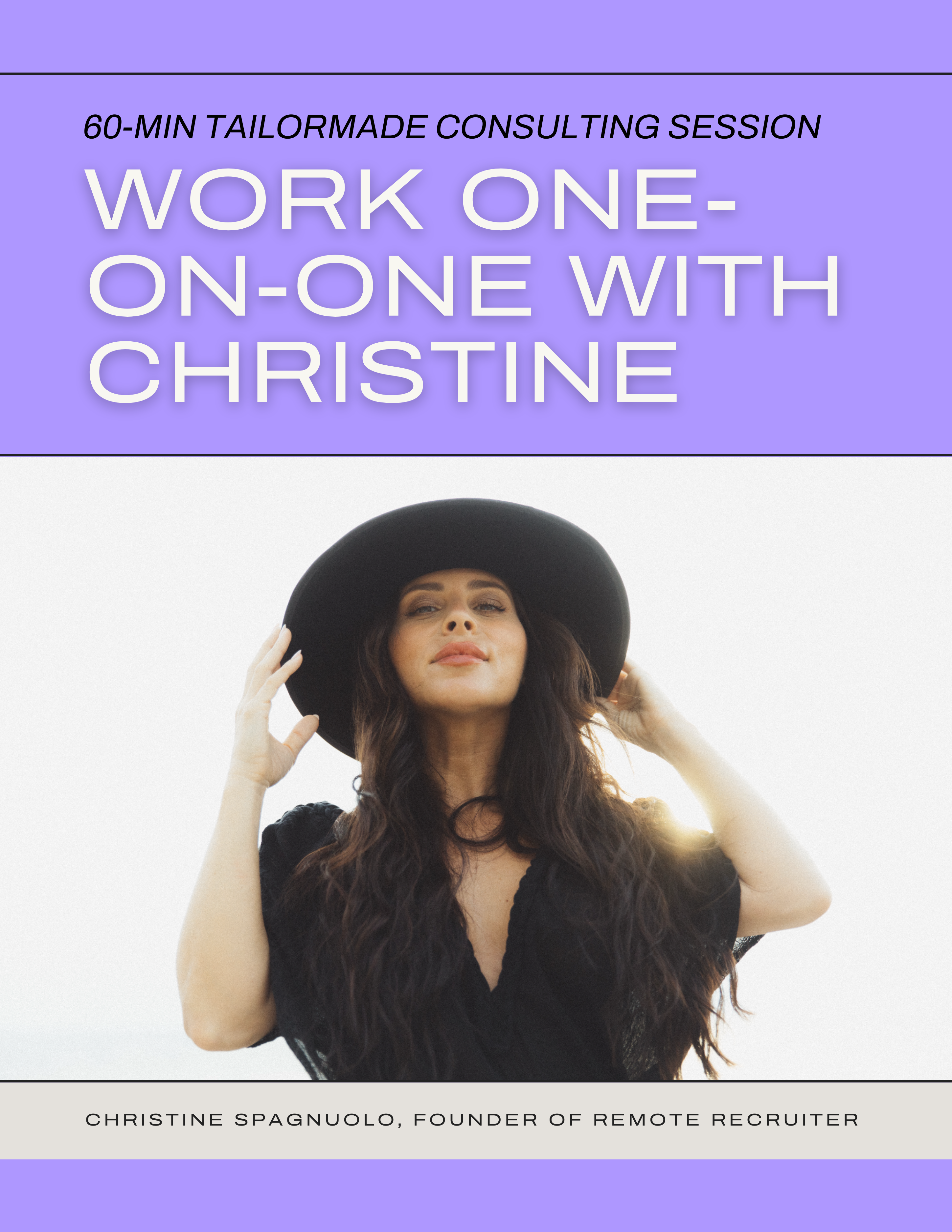Work One-on-One with Christine